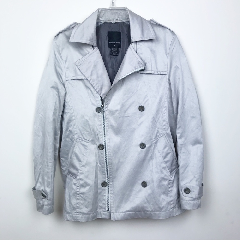 METALLIC TRENCH JACKET